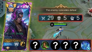 29 KILLS TOP GLOBAL BRODY FULL DAMAGE BUILD  INTENSE BATTLE  ENEMY SURRENDER [upl. by Lorry]