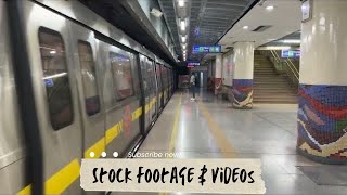 Exploring Gurgaon’s Metro System A Look at Modern Urban Transit  Stock Footage amp Videos [upl. by Bikales]