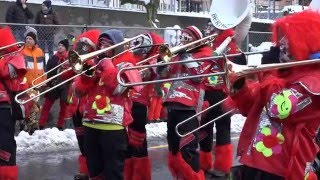 Fasnacht Guggerträffe Uznach SG Switzerland  17012016 [upl. by Tijnar]