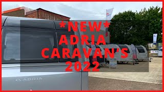 NEW Adria Caravans 2022  First Look [upl. by Ytsud]