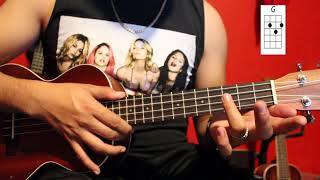 Microbito  Fobia Ukulele Tutorial Facil [upl. by Stratton588]