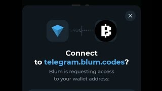 Blum bot Telegram Airdrop  How to connect Blum bot with Ton Wallet  connect ton Wallet in Blum [upl. by Cohbath54]