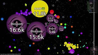 Agario uncut server takeovers w Rezza amp Sauro [upl. by Adim]