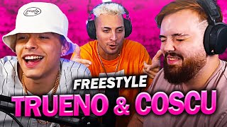 FREESTYLE con TRUENO y COSCU BARRAS LEGENDARIAS [upl. by Nywroc]