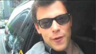 Cory Monteiths Glee Video Diary [upl. by Lainahtan]