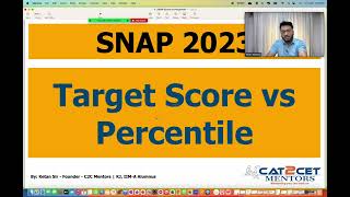 Target SNAP Score vs Percentile  How Many Easy Questions in SNAP SNAP Exam Strategy  SNAP Cut off [upl. by Cowie]