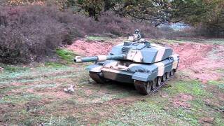 RC Challenger 2 Tank 16 Scale Mark1Tank [upl. by Anyaj]