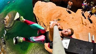 Pole Vault Cliff Jumping Olympics  DEVINSUPERTRAMP [upl. by Notyad]