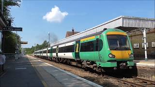 Trains at Crowborough Railway Station  Monday 13th August 2018 [upl. by Acima]