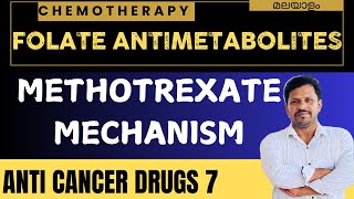 Methotrexate Anticancer drugs Mechanism of Action Malayalam Folate anti metabolites Classification [upl. by Ezar]