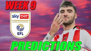 Championship Predictions Week 9 2425 [upl. by Violetta625]