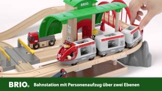 BRIO World  33052 Straßen amp Schienen Bahn Set Deluxe [upl. by Chatav]