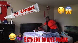 ORAJEL NUMBING MOUTH PRANK ON BROTHER HILARIOUSLY FUNNY [upl. by Scharaga965]