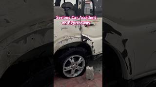 Serious Road Accident on National Expressway car road accidentcars safety safedriving [upl. by Etnahsal593]