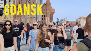 Gdańsk PolandMotławaJarmark DominikańskiŻurawKładka Św DuchaWyspa Spichrzów Summer 2024 [upl. by Denie357]