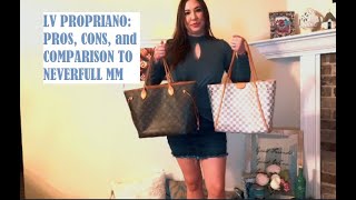 Louis Vuitton Propriano vs Neverfull MM [upl. by Bagger]