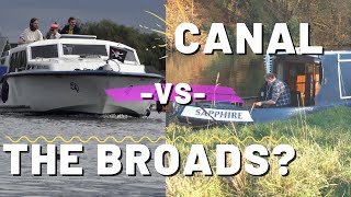 Narrowboat Canal Broads Cruiser Norfolk Broads Which Do We Prefer  VLOG 06 [upl. by Rosaleen]