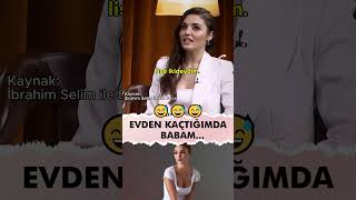 Hande Erçel quotEvden Kaçtığımda Babamquot😂 komik handeerçel [upl. by Rochette]