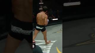 Dantas literally RAN after Reis with this flying knee KO 🦵 MMA Bellator Shorts [upl. by Akcinehs973]