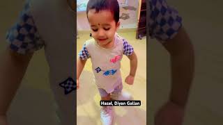 Hazel Gallan Kardi funny cutebaby baby babygirl GurnaazYoutube [upl. by Smitty]