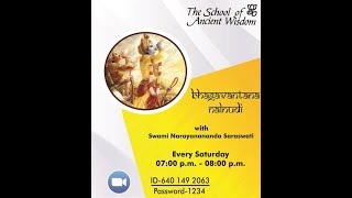 quotBhagavantana Nalnudiquot with Poojya Swami Narayanananda Saraswati [upl. by Akahs62]