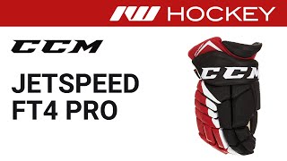 CCM JetSpeed FT4 Pro Glove Review [upl. by Omle]