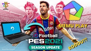 E Football PES 2021 mobile roda em um notebook positivo [upl. by Arednaxela]