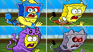 Best SpongeBob vs Brawl Stars cartoon Animations Part 2 [upl. by Rammaj802]