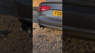 AUDI A4 B85 20tdi TURBO BACK STRAIGHT THROUGH EXHAUST [upl. by Corbin]