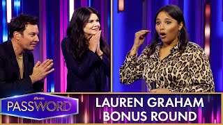 Lauren Graham and Jimmy Redeem Themselves in a Bonus Round of Password [upl. by Elodea98]