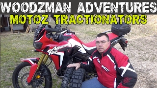 Honda Africa Twin MOTOZ Tractionator Adventure Tires CRF1000L [upl. by Nomor75]