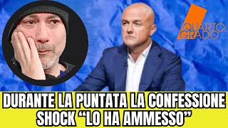 A QUARTO GRADO IN DIRETTA LA CONFESSIONE SHOCK quotLO HA AMMESSOquot [upl. by Warton]