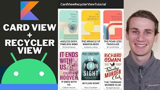 CardView in RecyclerView Android Studio Kotlin Tutorial [upl. by Verdi]