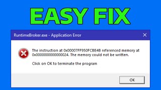 How To Fix Runtimebrokerexe Error in Windows 11 [upl. by Akehsat283]