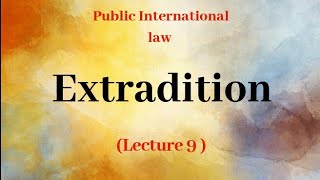 Meaning and Definition of Extradition in Hindi [upl. by Zakarias]