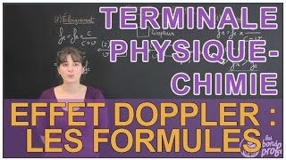 Effet Doppler  les formules  PhysiqueChimie  Terminale  Les Bons Profs [upl. by Toddie]