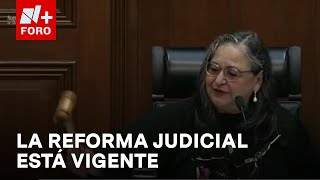 Presidenta de la SCJN Norma Piña desecha controversia contra la Reforma Judicial  Las Noticias [upl. by Hahsia]