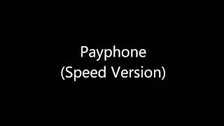 Maroon 5 Payphone Speed Version [upl. by Notneuq265]