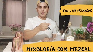 CÓMO PREPARAR COCKTAIL CON MEZCAL  TORONJA  GUAYABA  Fácil de preparar [upl. by Dralliw]