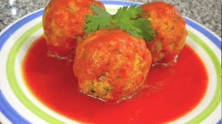 ALBONDIGAS EN SALSA DE CHIPOTLE ❤️Vicky Receta Facil [upl. by Herodias]