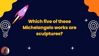 Which five of these Michelangelo works are sculptures [upl. by Roderigo]