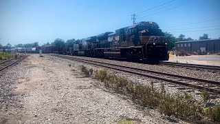 “Very Slow” NS Southbound Manifest Train  92224  Cordele Ga [upl. by Gregrory]