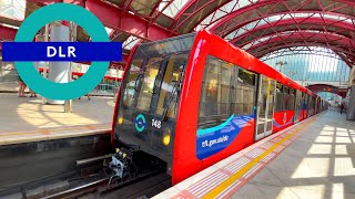 ⁴ᴷ⁶⁰ Exploring Londons Docklands Light Railway DLR [upl. by Saduj]