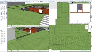 Geländeplanung für Architekten  Gelände mit 3eck Netz böschen [upl. by Elleiand]