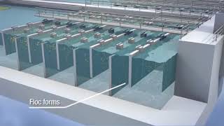 Part 2  Mt Crosby Water Treatment Plant  Sedimentation tanks [upl. by Deraj]