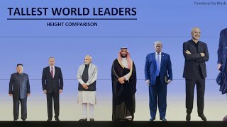 World Leaders HEIGHT Comparison 2024 [upl. by Eltsyrk]