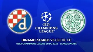 Dinamo Zagreb vs Celtic FC 🔴Live Match Today⚽🎬 [upl. by Simaj]