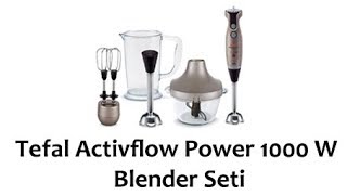 Tefal Activflow Power 1000 W Blender Seti [upl. by Innis]