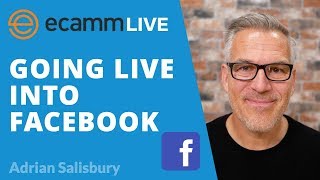 Ecamm Live How To Go Live Into Facebook [upl. by Arakawa]