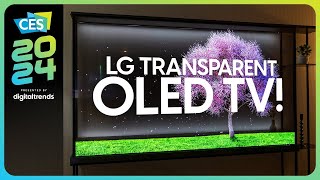 LG 2024 TV Lineup at CES  LG Stuns with Transparent OLED TV [upl. by Aleece361]